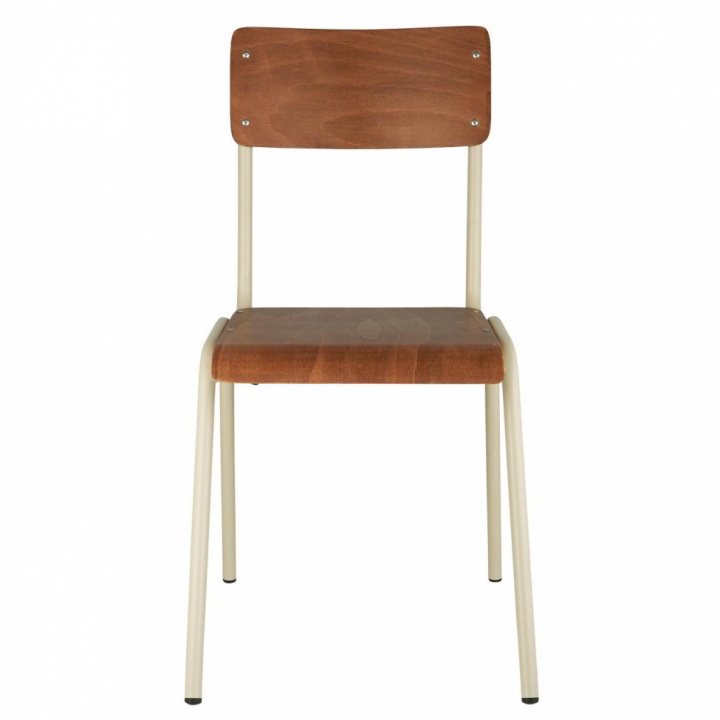 Silla escolar \'Fanér\' Apilable - Marrón/blanco en el grupo Muebles / Muebles para sentarse / Sillas con Reforma (2150-01)