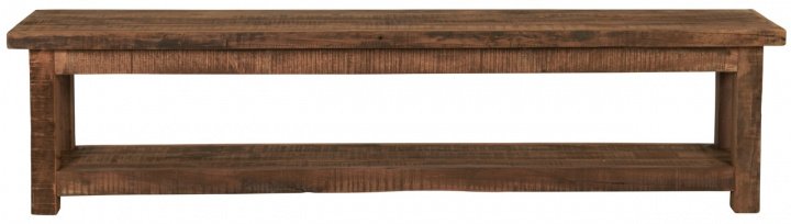 Banco con estante \'Unique\' - Natural en el grupo Muebles / Muebles para sentarse / Bancos con Reforma (21776-00)