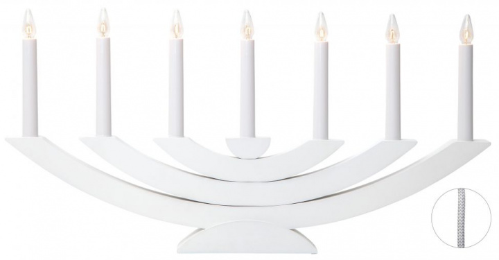 Candelabro de adviento \'Navida\' - Blanco en el grupo Iluminación / Lámparas / Iluminación navideña con Reforma (219-05)