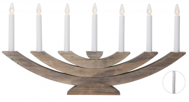 Candelabro de adviento \'Navida\' - Natural en el grupo Iluminación / Lámparas / Iluminación navideña con Reforma (219-07)