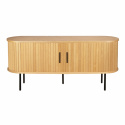 Banco de TV \'Holmvik\' - Natural/Negro
