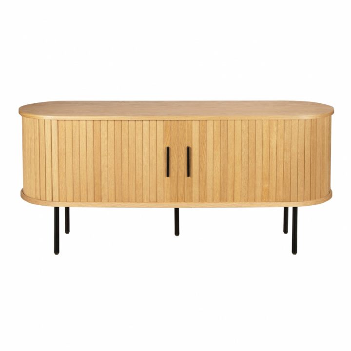 Banco de TV \'Holmvik\' - Natural/Negro en el grupo Muebles / Estantes y almacenamiento / Mesas de TV con Reforma (2251-natur-svart)