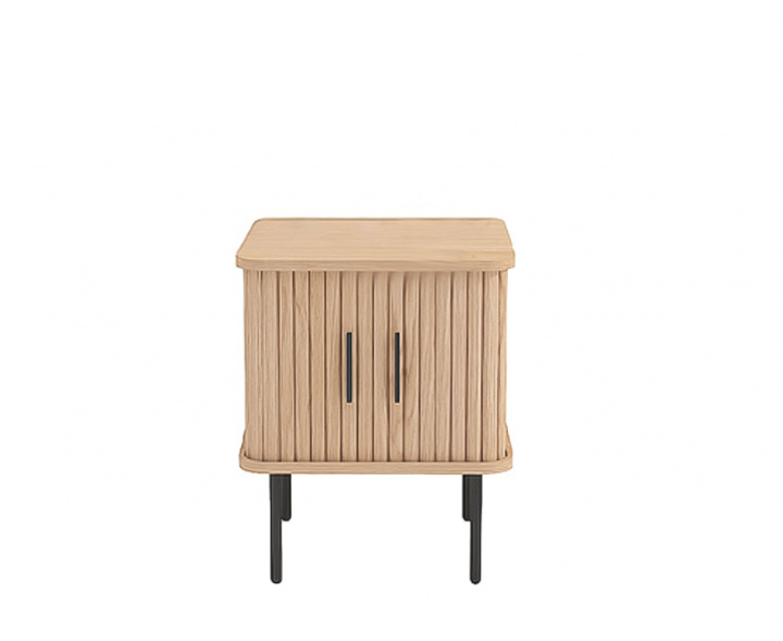 Mesita de noche \'Holmvik\' - Natural/Negro en el grupo Muebles / Mesas / Mesas de noche con Reforma (2257-natur-svart)