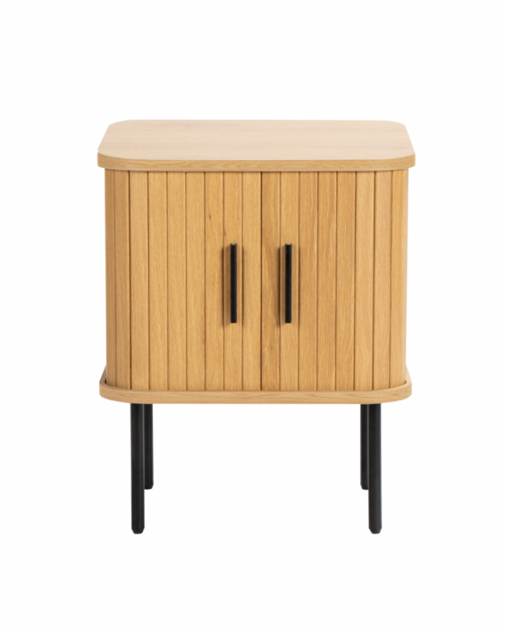 Mesita de noche \'Holmvik\' - Natural/Negro en el grupo Muebles / Mesas / Mesas de noche con Reforma (2257-natur-svart)