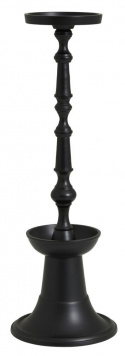 Candelabro \'FLORES\' - Negro