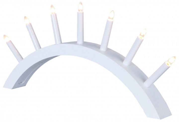 Candelabro de Adviento \'Aura\' - Blanca en el grupo Iluminación / Lámparas / Iluminación navideña con Reforma (230-00)