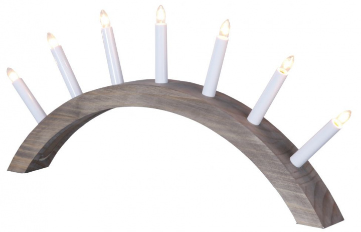 Candelabro de Adviento \'Aura\' - Madera en el grupo Iluminación / Lámparas / Iluminación navideña con Reforma (230-01)