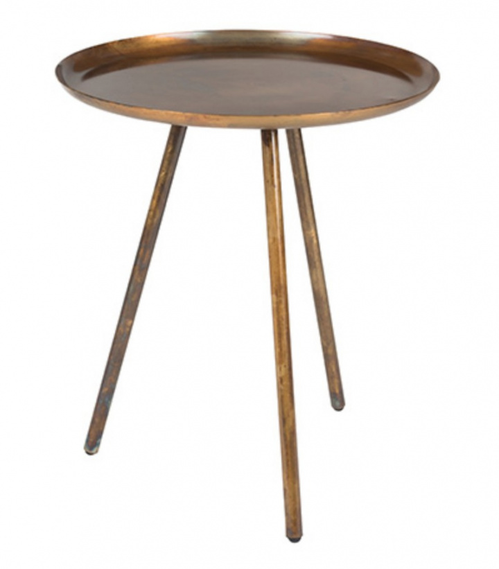 Mesa auxiliar \'Frost\' - Hierro lacado en cobre en el grupo Muebles / Mesas / Mesas auxiliares con Reforma (2300098)