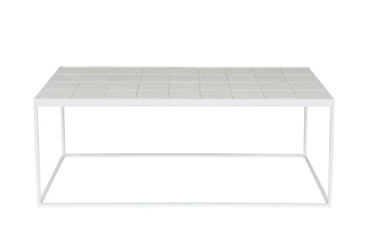 Mesa de centro \'Glazed\' 43x93 - Blanco en el grupo Muebles / Mesas / Mesa de café con Reforma (2300138)