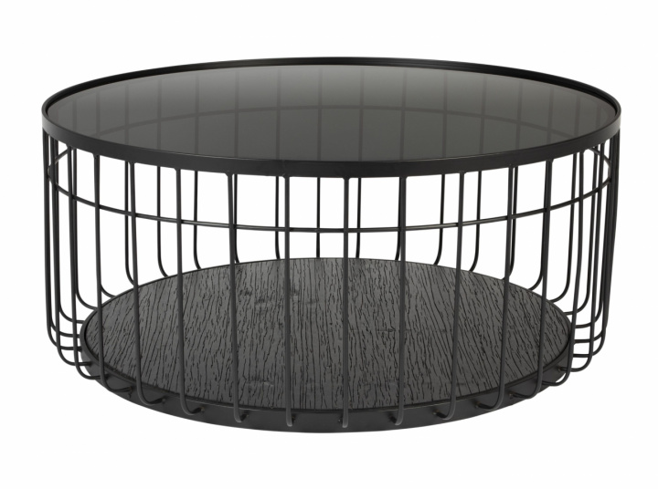 Mesa de centro \'Lance\' L - Negro en el grupo Muebles / Mesas con Reforma (2300284)