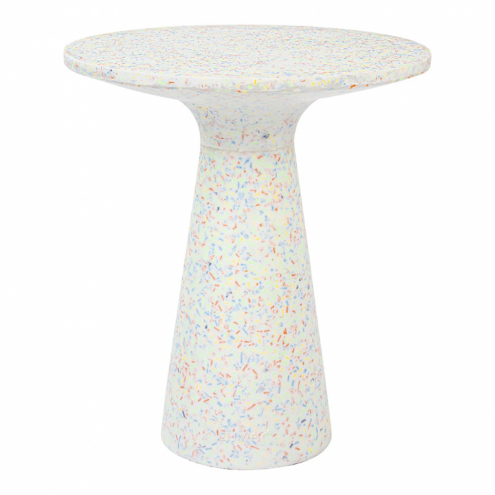 Mesa auxiliar \'Victoria\' - Blanco/Multi en el grupo Muebles / Mesas / Mesas auxiliares con Reforma (2300305)