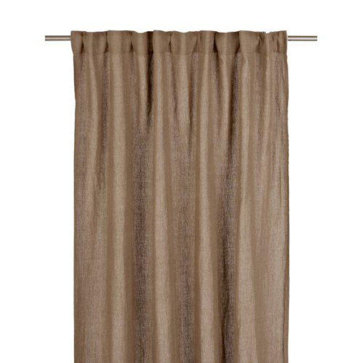 Cortina \'Julie\' 2-pack 145x280 - Marrón oscuro en el grupo Campaña / Decoración / Textiles con Reforma (2303-20-063)
