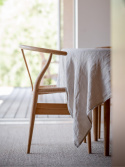 Mantel \'Julie\' 145x280 - Lino/Blanco