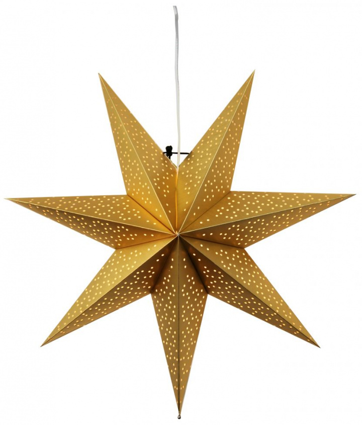 Estrella de Navidad \'Dot\' 54cm - Oro en el grupo Iluminación / Lámparas / Iluminación navideña con Reforma (237-27)