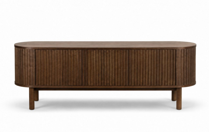 Mueble TV \'Myshult\' 160x40cm - Nogal en el grupo Muebles / Estantes y almacenamiento / Mesas de TV con Reforma (2372-1-walnut)