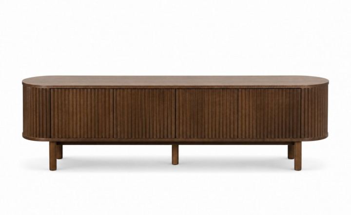 Mueble TV \'Myshult\' 200x40cm - Nogal en el grupo Muebles / Estantes y almacenamiento / Mesas de TV con Reforma (2373-1-walnut)