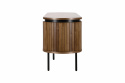 Mueble TV \'Kärra\' 200x40cm - Nogal/Negro