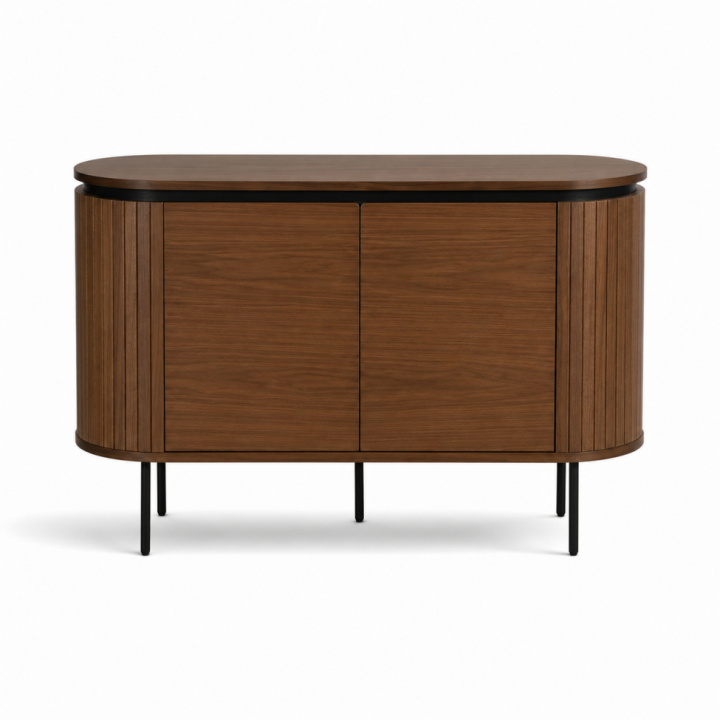 Aparador \'K&auml;rra\' - Nogal/Negro en el grupo CAMPAÑA / Muebles / Estantes y Almacenamiento con Reforma (2374-walnut-svart)