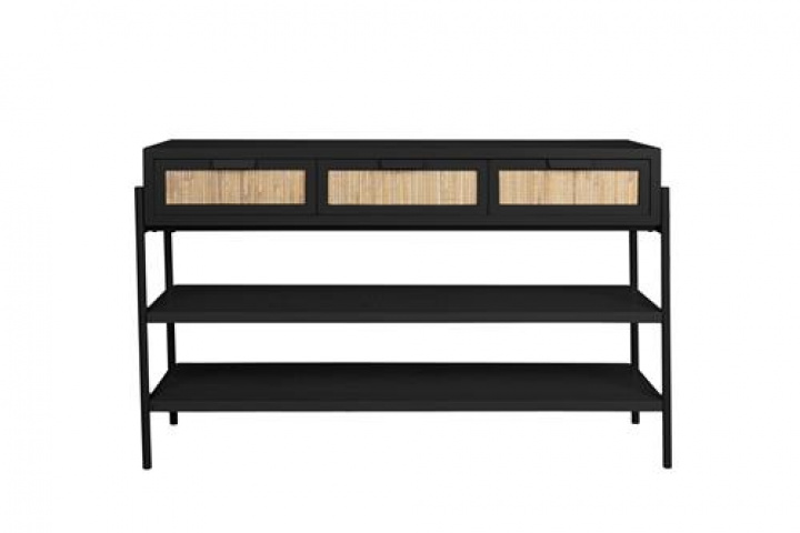 Mesa consola \'Yasu\' - Negro en el grupo Muebles / Mesas / Mesas auxiliares con Reforma (2600041)