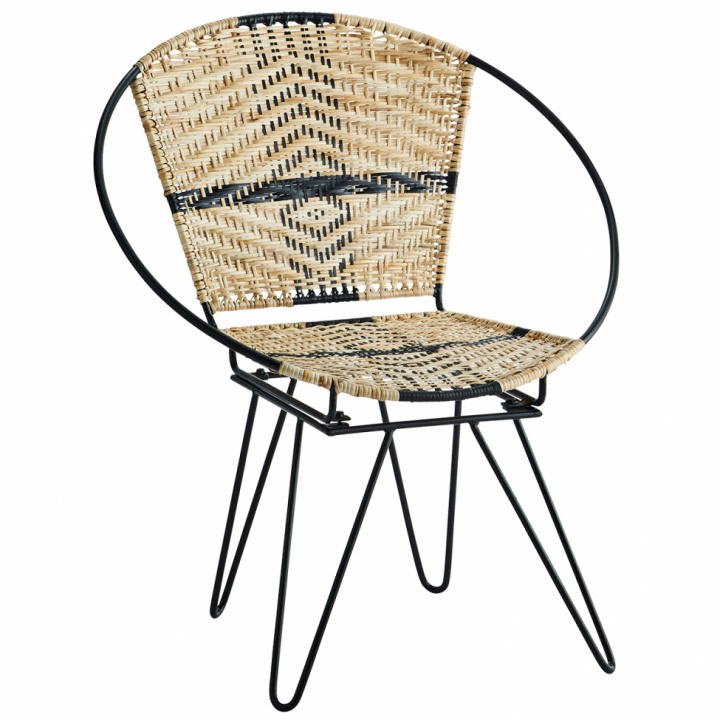 Sillón \'Iron\' - Negro/natural en el grupo Muebles / Muebles para sentarse / Sillones con Reforma (26072)