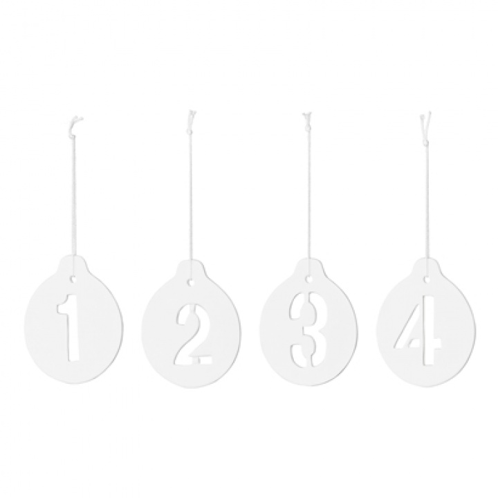 Adorno navideño \'Etiqueta\' - Blanca en el grupo Decoración / Decoración / Decoraciones navideñas con Reforma (27100136)