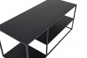 Mesa de café \'Staal\' 120x50cm - Negro