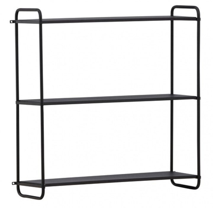 Estante de pared \'Bari\' - Negro en el grupo Muebles / Estantes y almacenamiento / Estantes de pared con Reforma (30050-100)