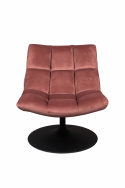 Sillón \'Bar\' - Terciopelo/Rosa