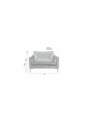 Sillón \'Love seat\' - Marrón