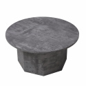 Mesa de centro \'Bilbao\' Redonda 80cm - Gris