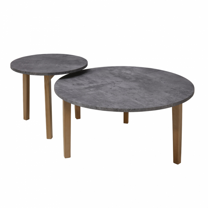 Mesa de centro \'Laval\' 2 partes - Natural en el grupo Muebles / Mesas / Mesa de café con Reforma (31325)