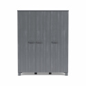 Armario \'Dennis\' 3 puertas - Gris acero