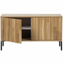 Mesa de TV \'New Gravure\' 100 cm - Roble/Negro