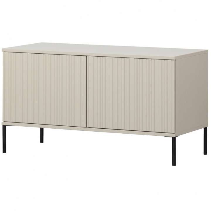 Mesa de TV \'New Gravure\' 100 cm - Beige/Negro en el grupo Muebles / Estantes y almacenamiento / Mesas de TV con Reforma (373472-D)