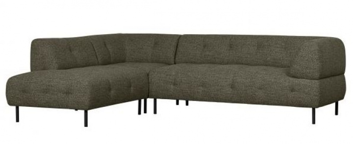 Sofá de esquina izquierdo \'Lloyd\' - Verde en el grupo Muebles / Sofás / Sofás con chaise longue con Reforma (373680-GM)