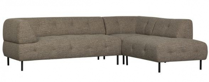 Sofá de esquina derecho \'Lloyd\' - Marrón oscuro en el grupo Muebles / Sofás / Sofás con chaise longue con Reforma (373681-DM)