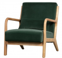 Sillón \'Mark\' - Terciopelo verde
