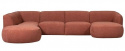 Sofá izquierda \'Polly\' - Terracota