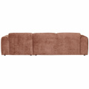 Sofá \'Cloud\' 3 plazas chaise longue derecha - Rosa/marrón
