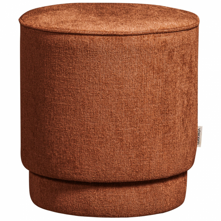 Puf \'Pearl\' - Naranja en el grupo Muebles / Muebles para sentarse / Taburetes con Reforma (375131-RM)