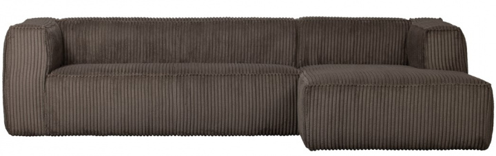 Sofá \'Bean\' 4 plazas - Marrón/Manchester en el grupo Muebles / Sofás / Sofás con chaise longue con Reforma (375694-RM)