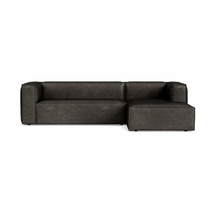 Sofá \'Bean\' 4 plazas - Negro en el grupo Muebles / Sofás / Sofás con chaise longue con Reforma (375694-Z)