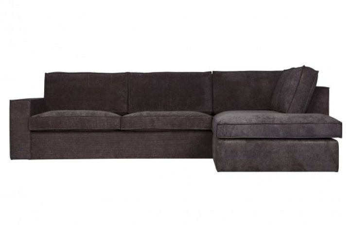 Sofá rinconera \'Thomas\' - Ribete Gris oscuro en el grupo Muebles / Sofás / Sofás con chaise longue con Reforma (375752-D)