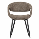 Silla de comedor \'Yossi\' - Marrón/Negro