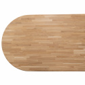 Mesa de comedor \'Tablo\' 220x90 cm ovalada - Roble