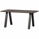 Mesa de comedor \'Tablo\' 160x90 cm - Marrón oscuro