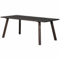 Mesa de comedor \'Tablo\' 200x90 cm - Marrón oscuro