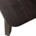 Mesa de comedor \'Tablo\' 200x90 cm - Marrón oscuro