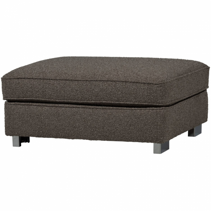 Puf \'Lazy\' - Gris bouclé en el grupo Muebles / Muebles para sentarse / Taburetes con Reforma (400542-A)