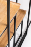 Estante \'Flodka\' - Negro/Madera